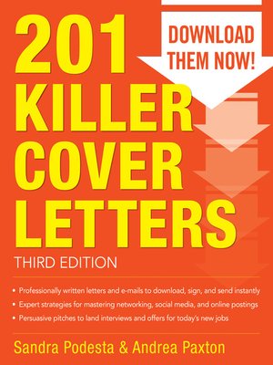 cover image of 201 Killer Cover Letters
